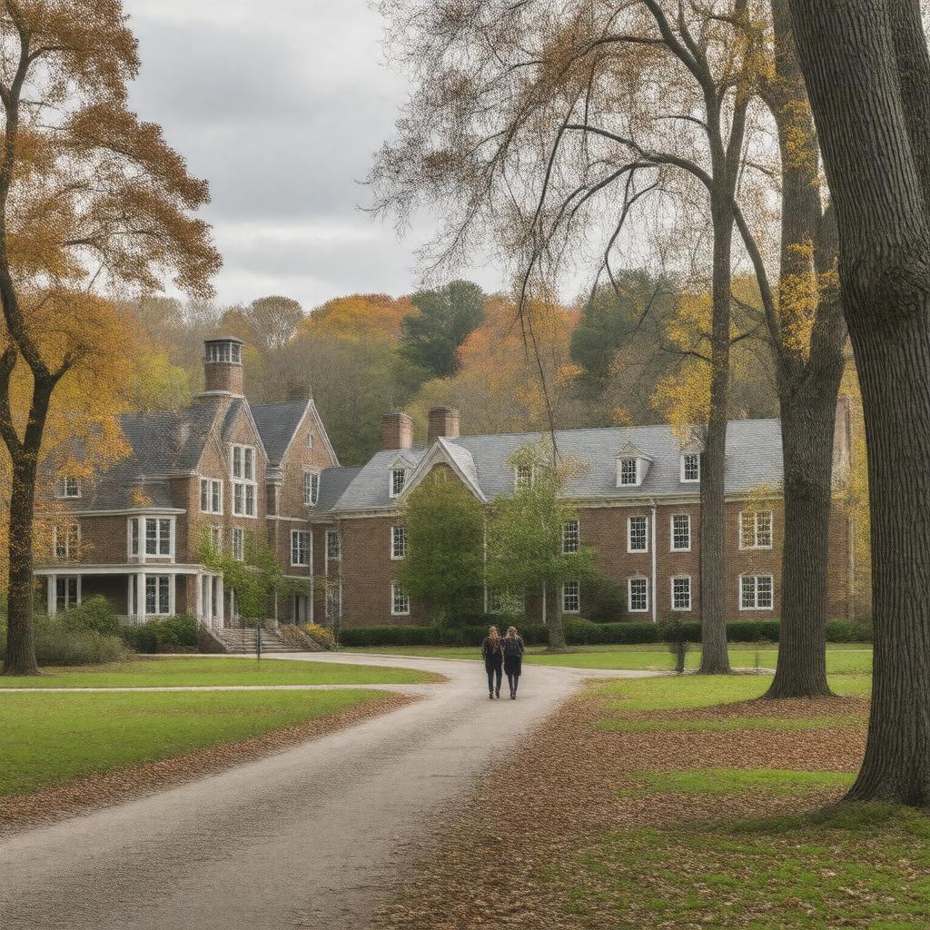AI-created image of Saint Mary-of-the-Woods College