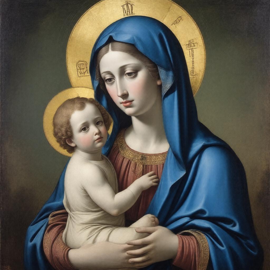 AI-created image of Saint Mary (Mother of Jesus)