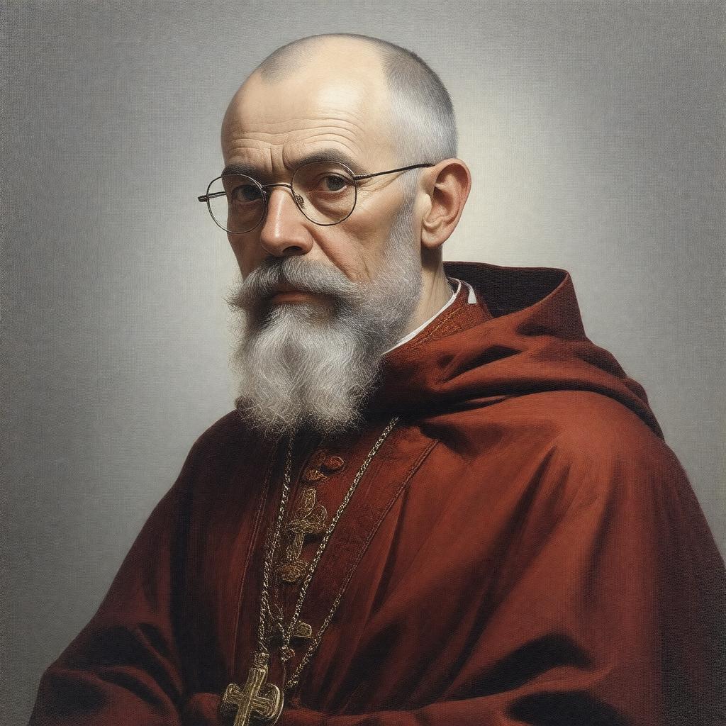 AI-created image of Saint Maximilian Kolbe