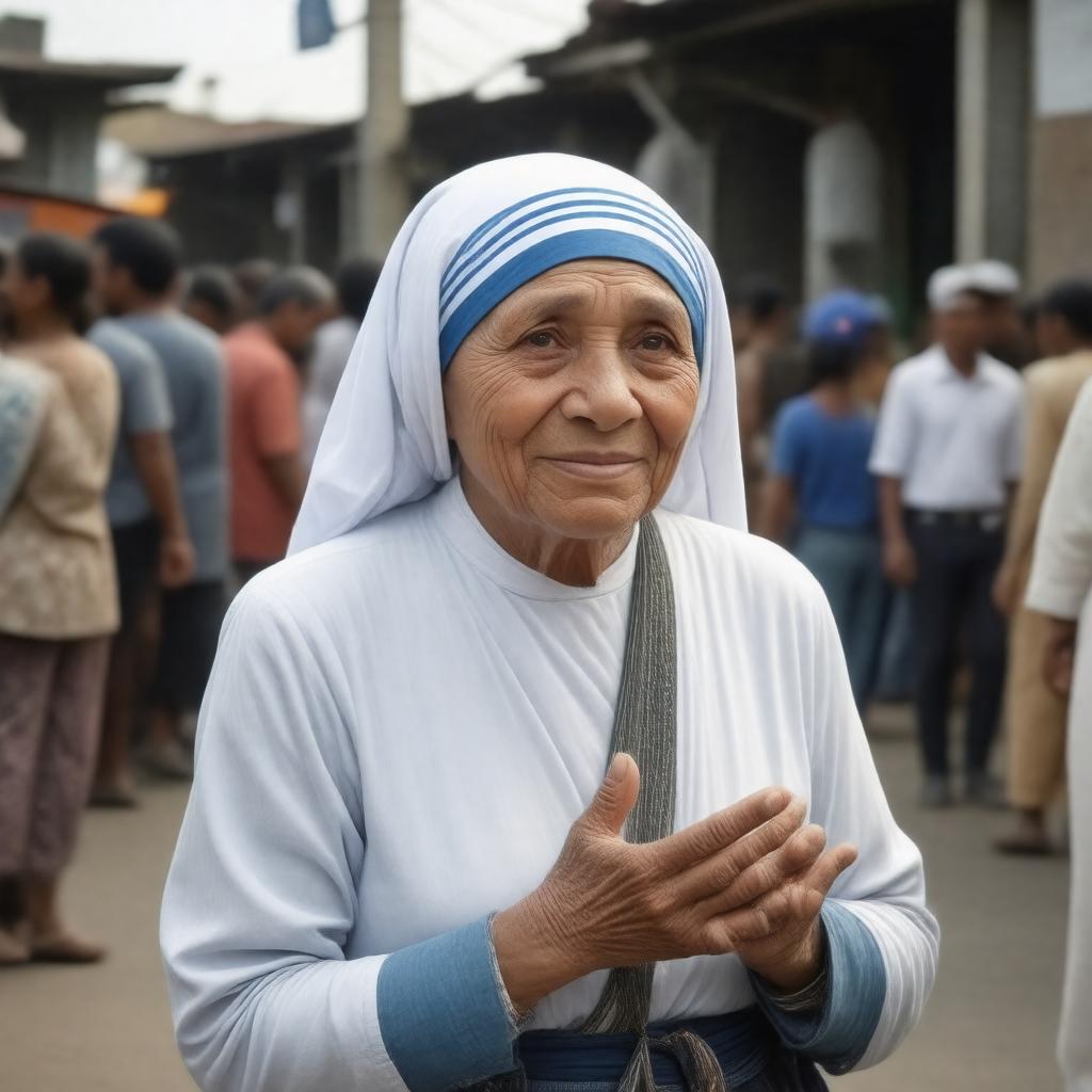 AI-created image of Saint Mother Teresa