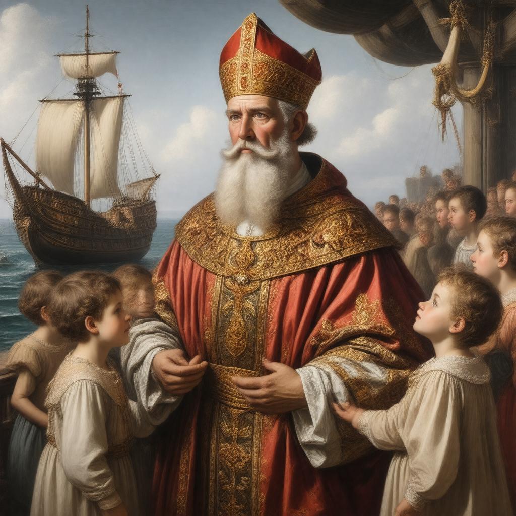 AI-created image of Saint Nicholas