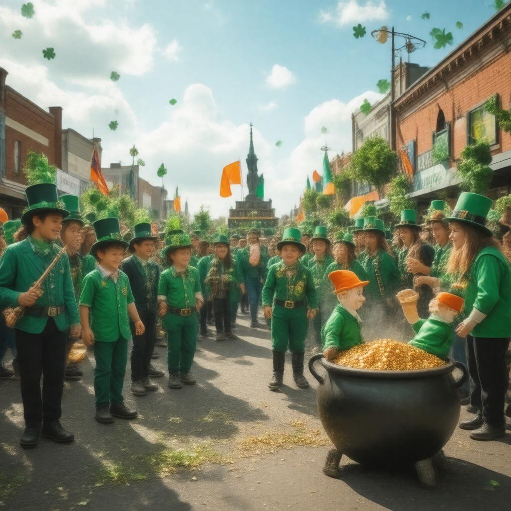 AI-created image of Saint Patrick's Day