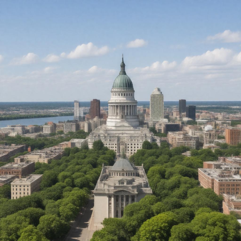 AI-created image of Saint Paul, United States