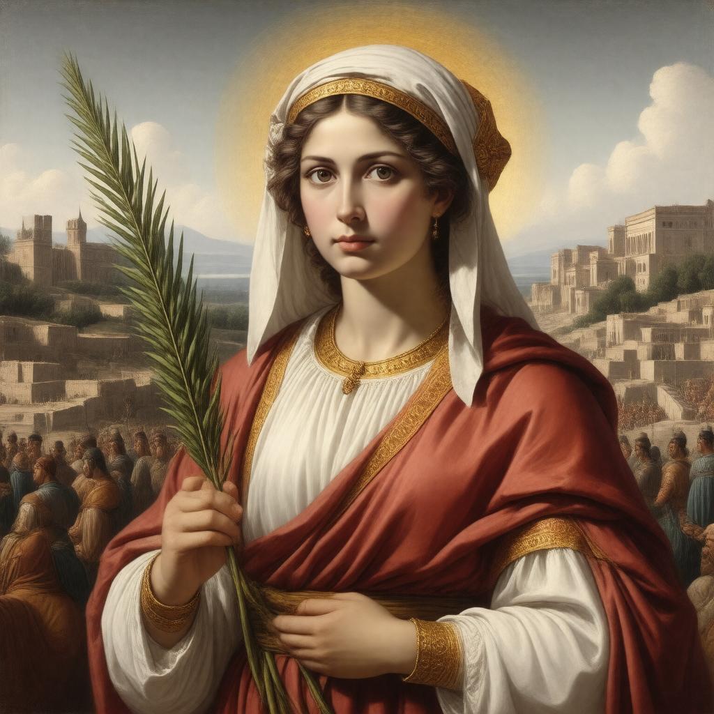 AI-created image of Saint Perpetua
