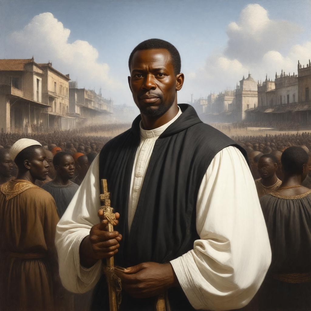 AI-created image of Saint Peter Claver