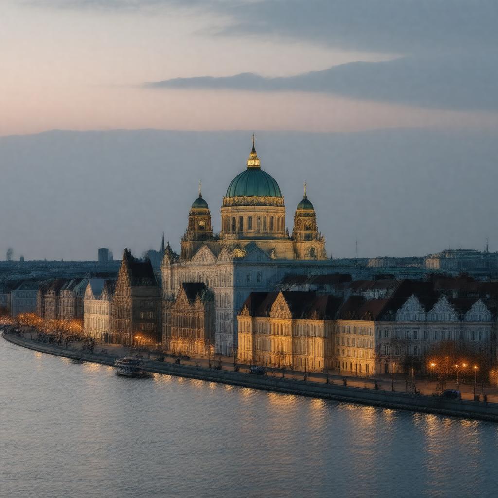 AI-created image of Saint Petersburg