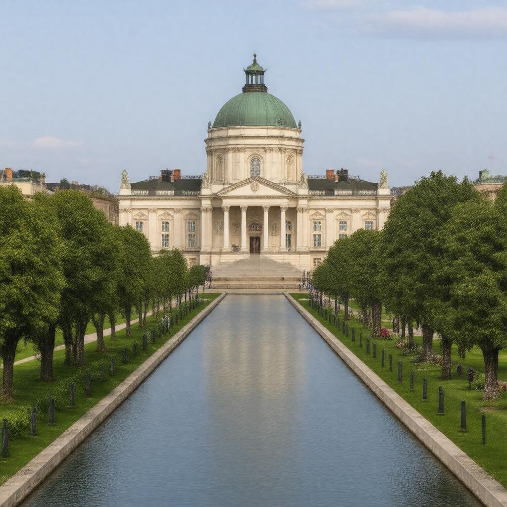 AI-created image of Saint Petersburg Academy of Sciences