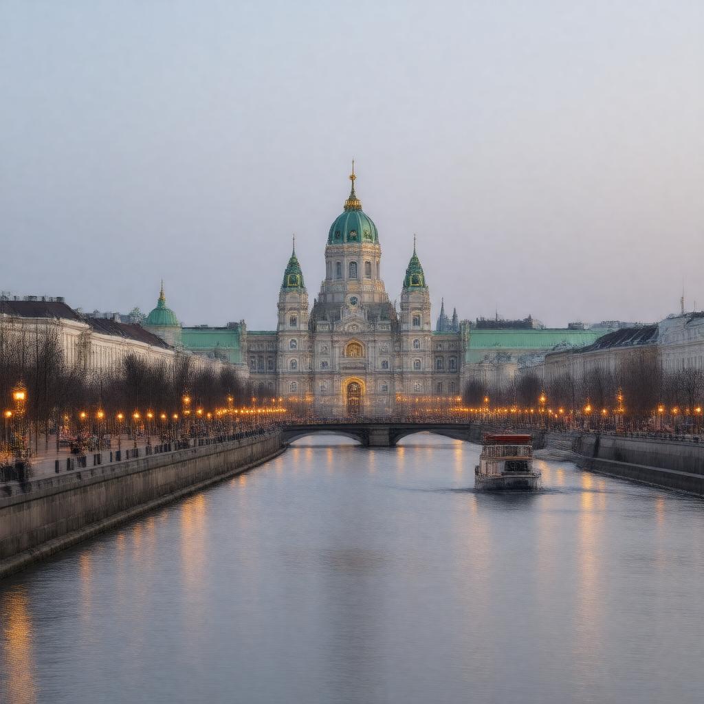 AI-created image of Saint Petersburg, Russia