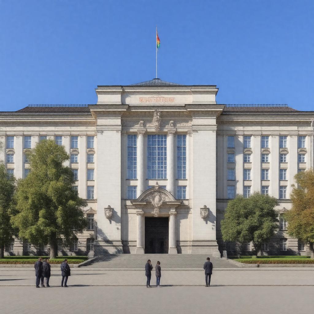 AI-created image of Saint Petersburg State University of Telecommunications