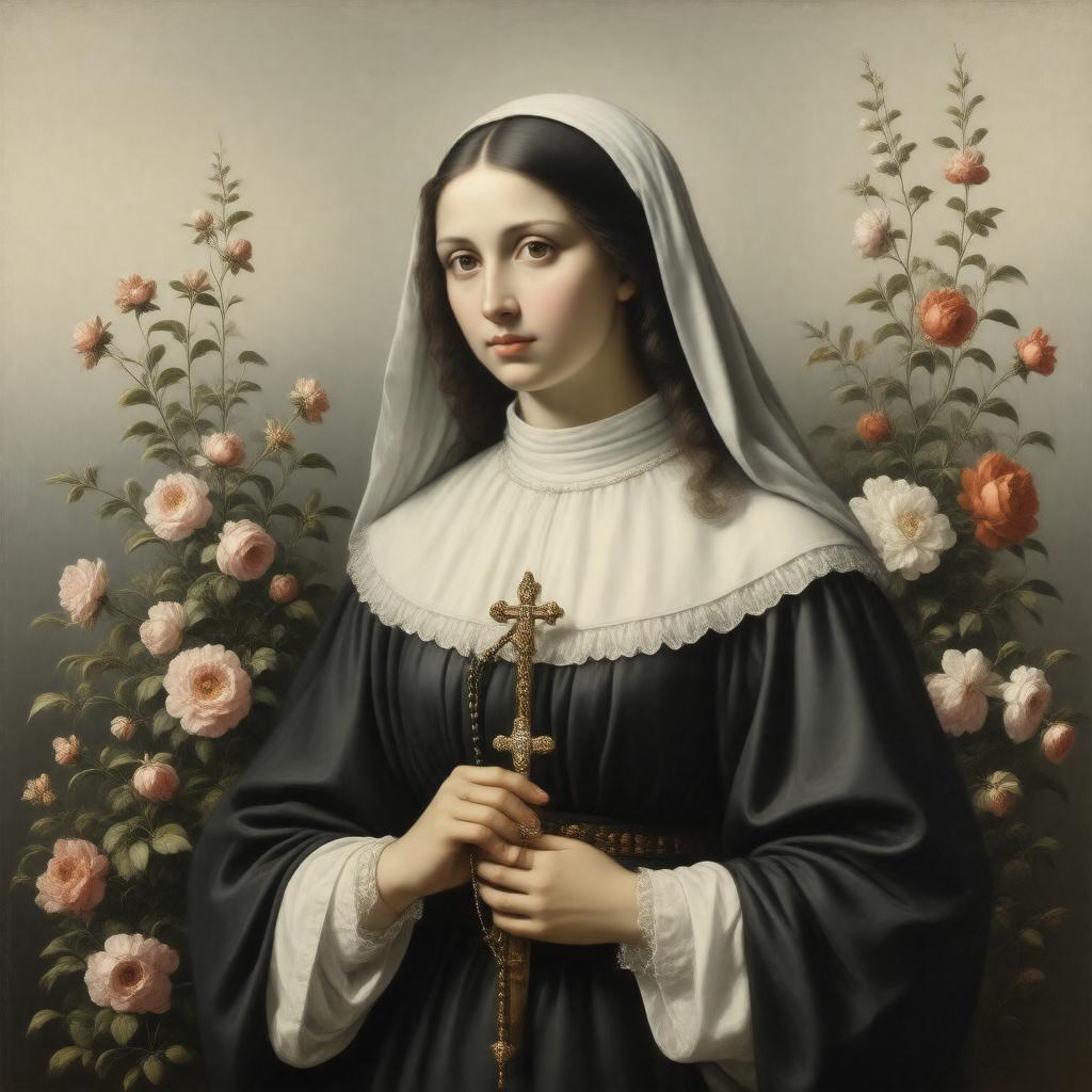 AI-created image of Saint Rose of Lima