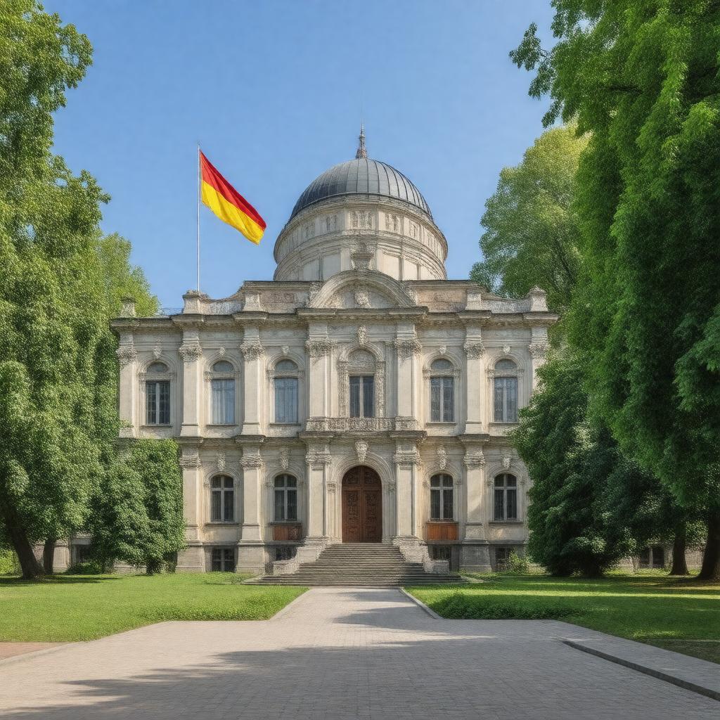 AI-created image of Saint Sava National College