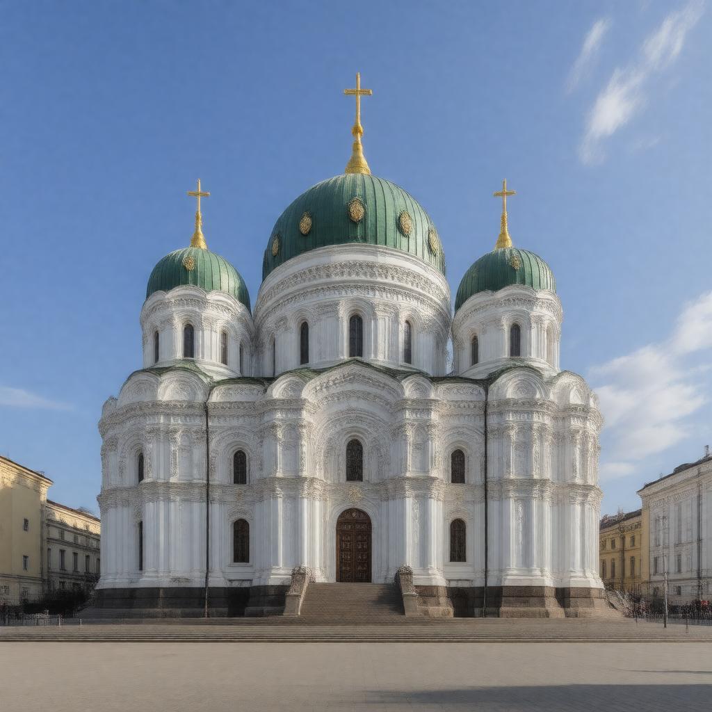 AI-created image of Saint Sophia Cathedral, Kyiv