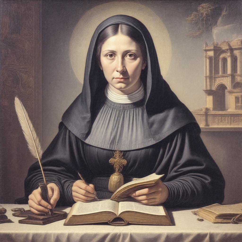AI-created image of Saint Teresa of Avila