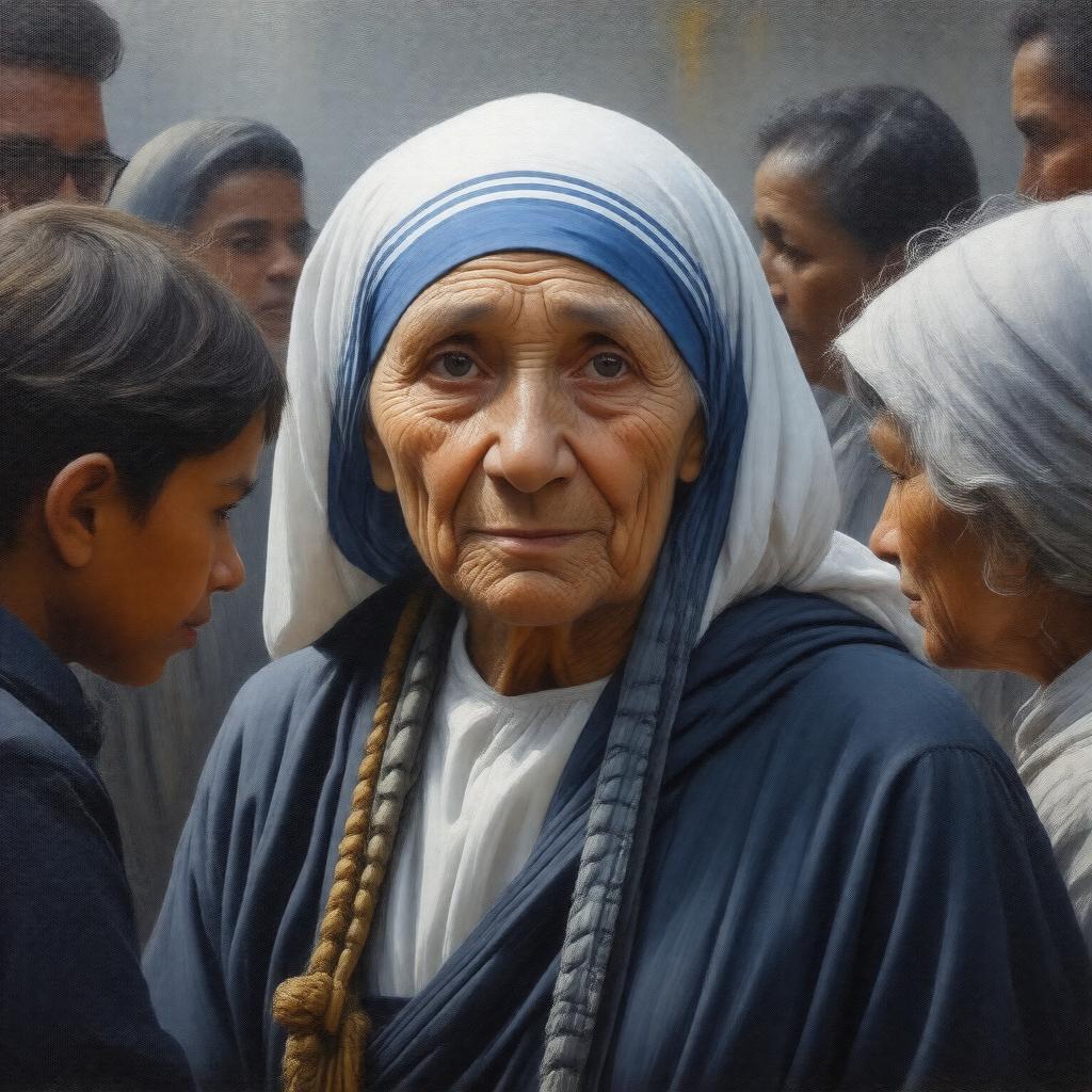 AI-created image of Saint Teresa of Calcutta