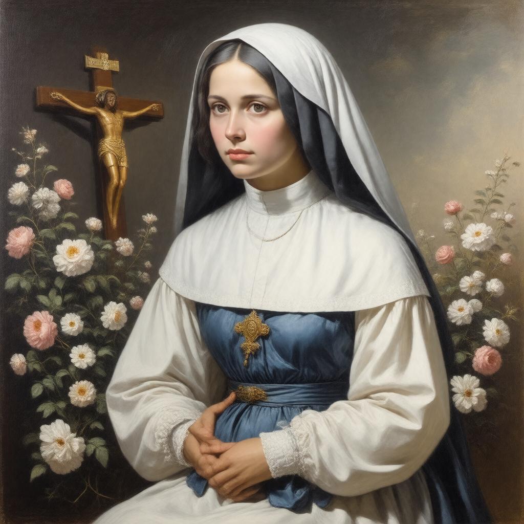 AI-created image of Saint Thérèse of Lisieux