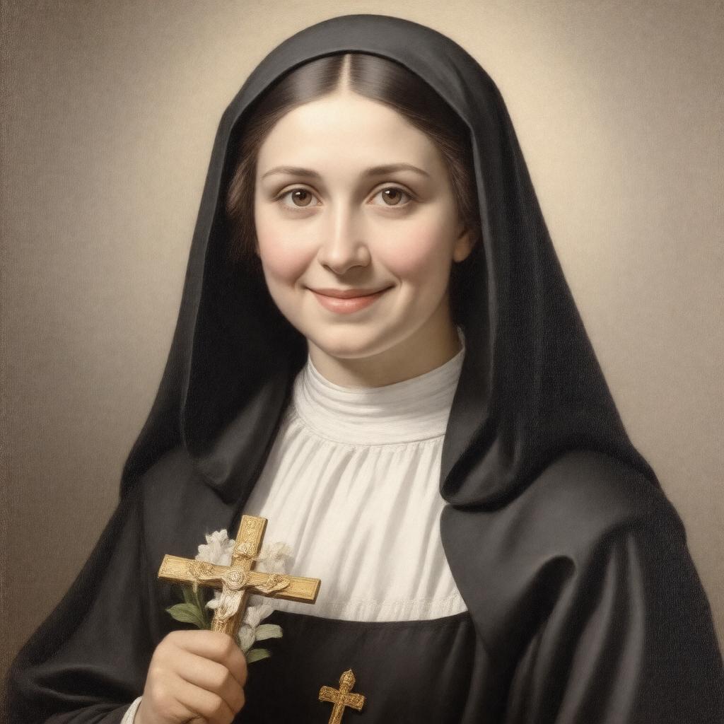 AI-created image of Saint Therese of Lisieux