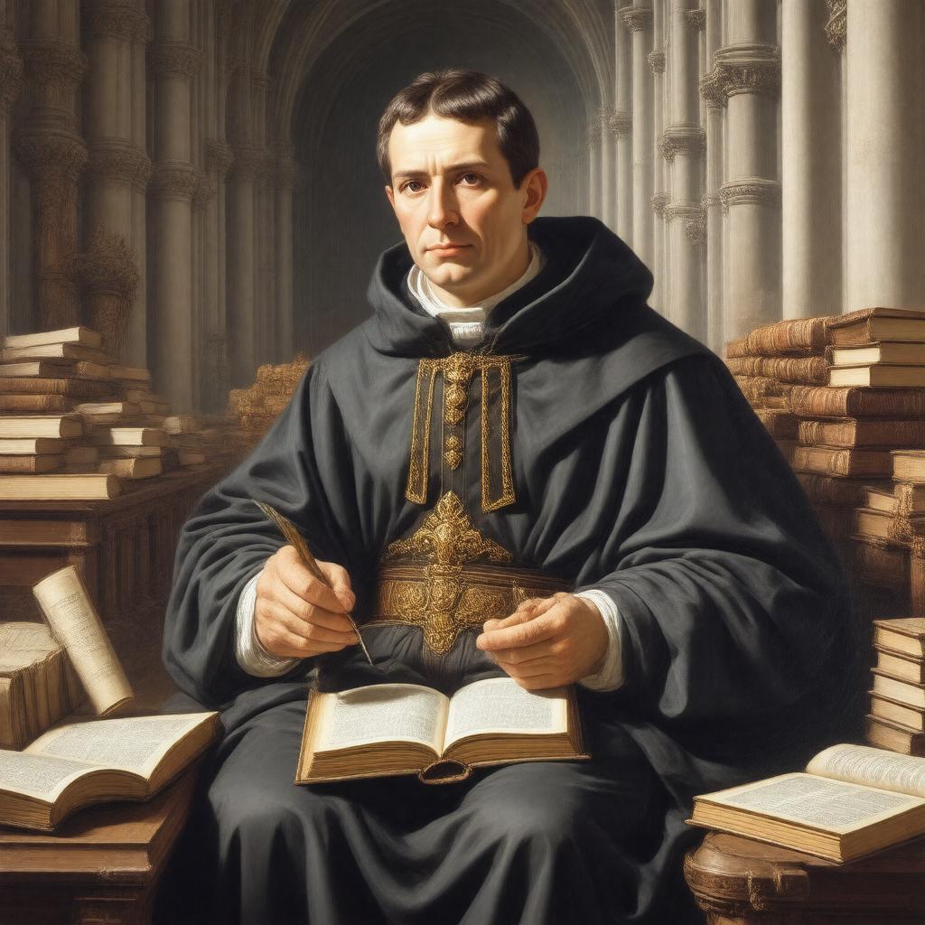 AI-created image of Saint Thomas Aquinas