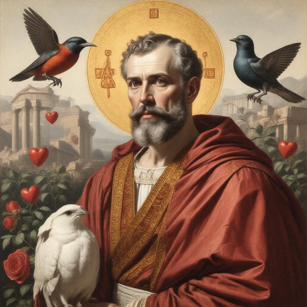 AI-created image of Saint Valentine of Rome