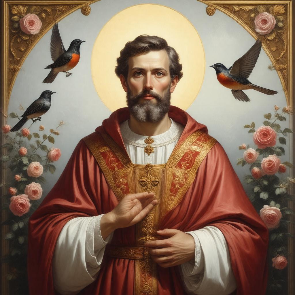 AI-created image of Saint Valentine of Terni