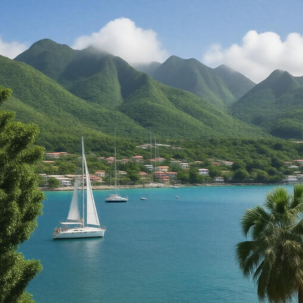 AI-created image of Saint Vincent and the Grenadines