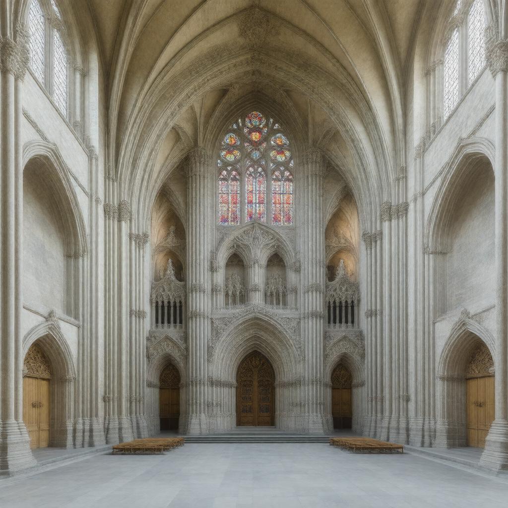 AI-created image of Sainte-Chapelle