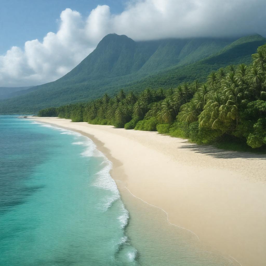 AI-created image of Saipan