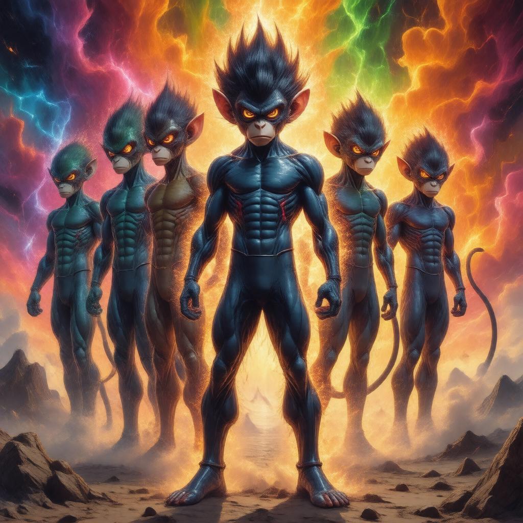 Click to view larger image AI-created image of Saiyan