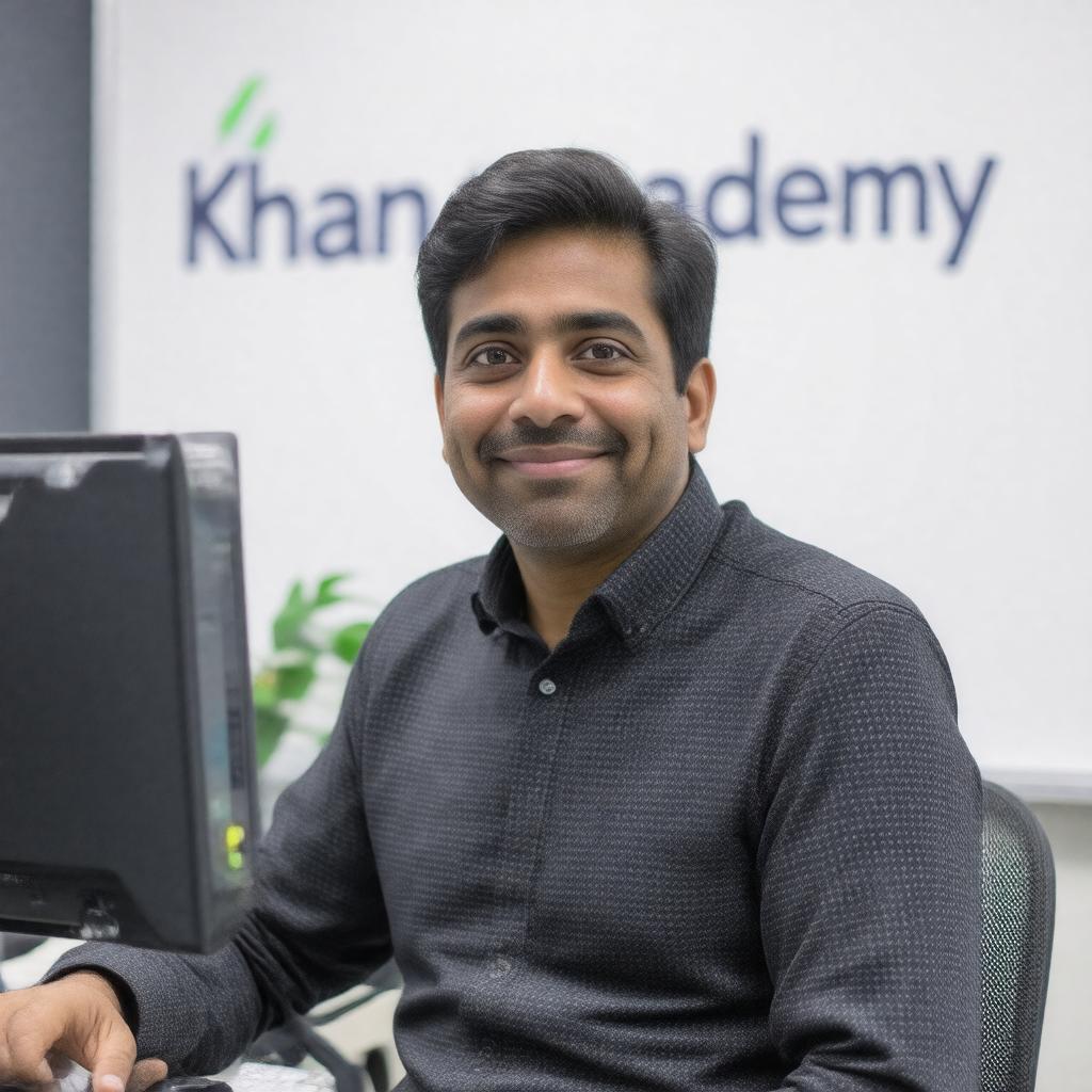 AI-created image of Sal Khan