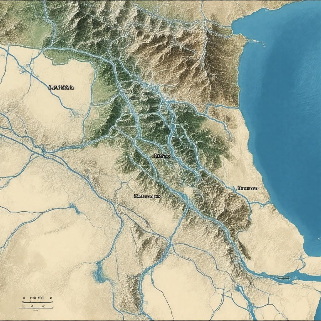 AI-created image of Salah ad Din Governorate
