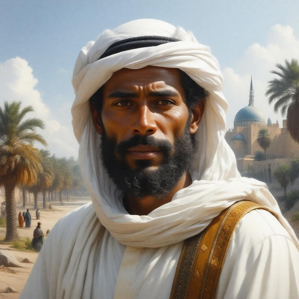 AI-created image of Saleh