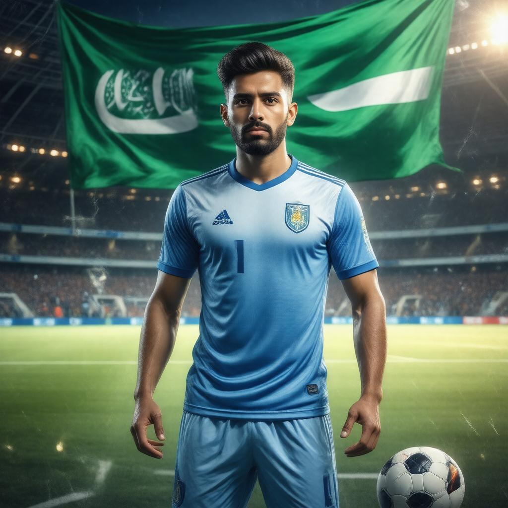 AI-created image of Saleh Al-Shehri