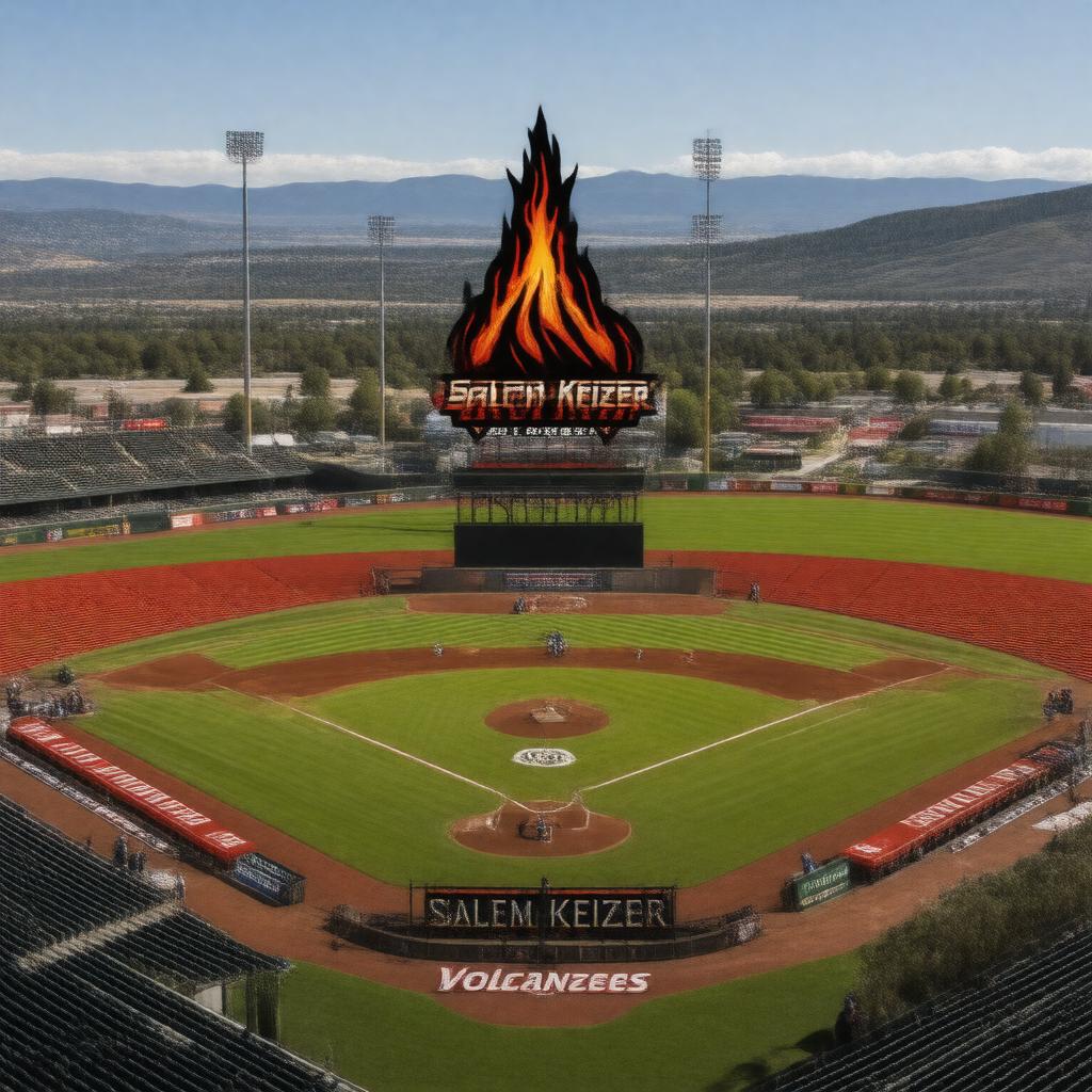 Click to view larger image AI-created image of Salem-Keizer Volcanoes