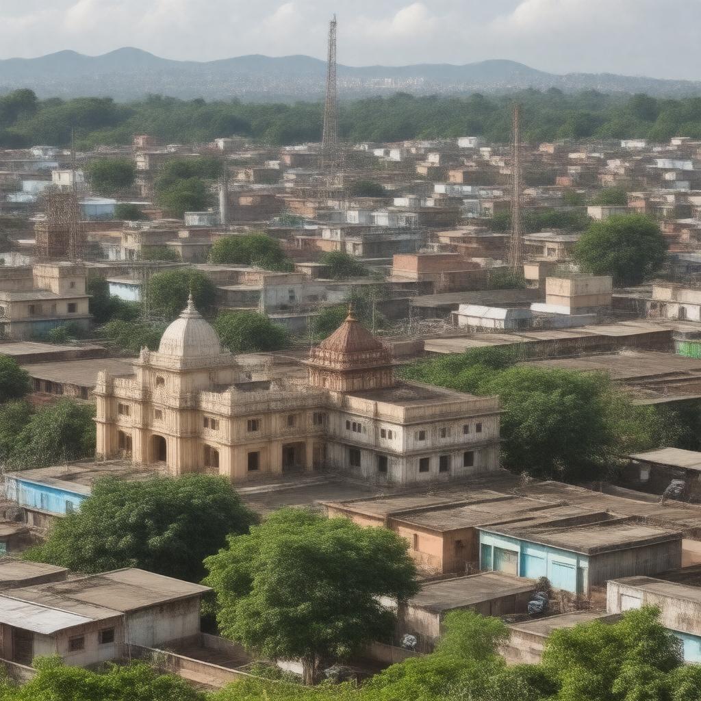 AI-created image of Salem, India