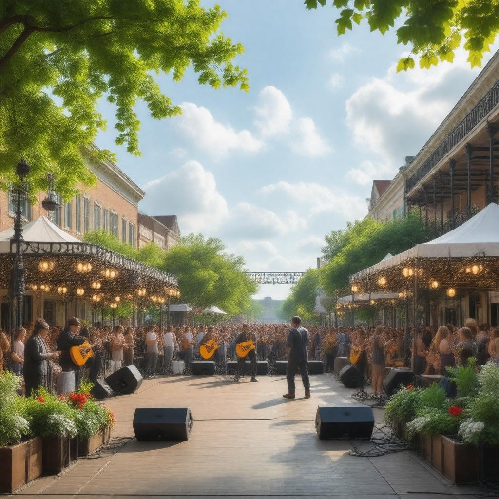 AI-created image of Salem Jazz and Soul Festival