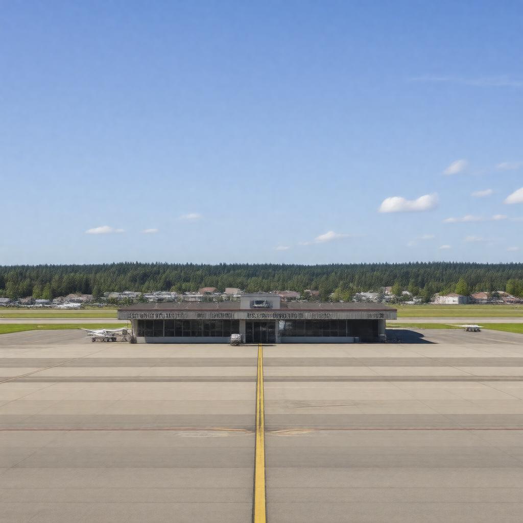 AI-created image of Salem Municipal Airport