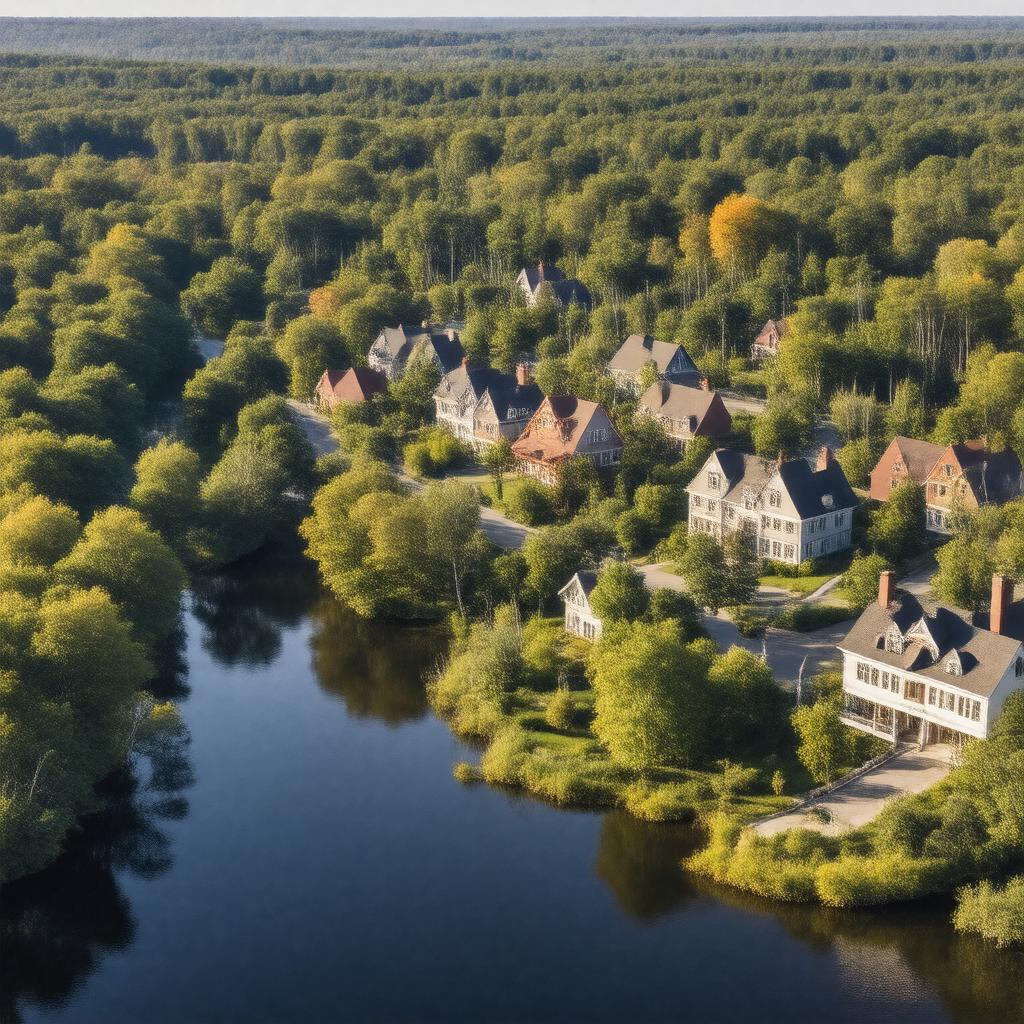 AI-created image of Salem, New Hampshire