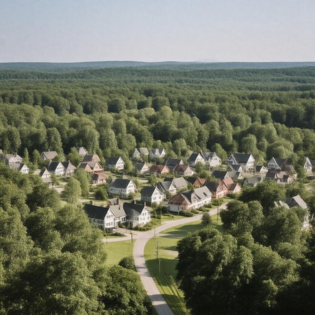 AI-created image of Salem, New Hampshire, United States