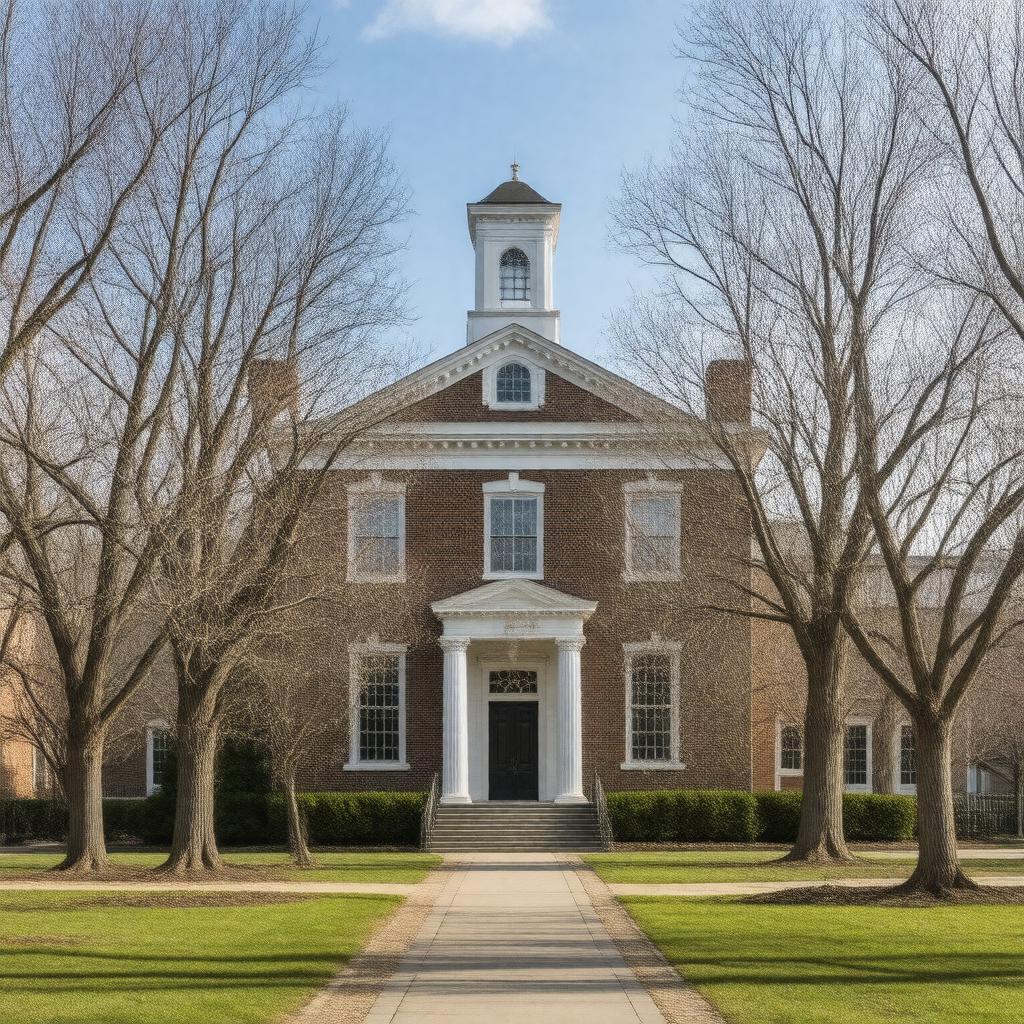 AI-created image of Salem Normal School