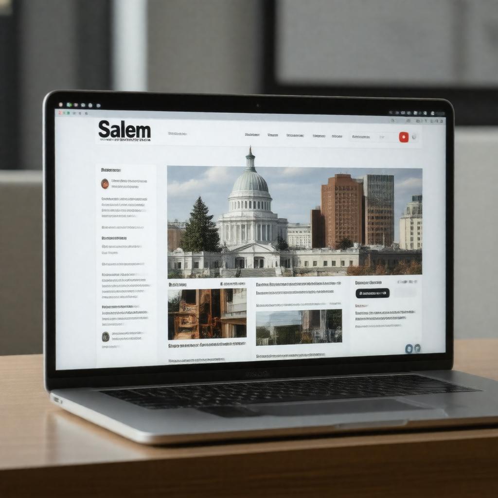 AI-created image of Salem Reporter
