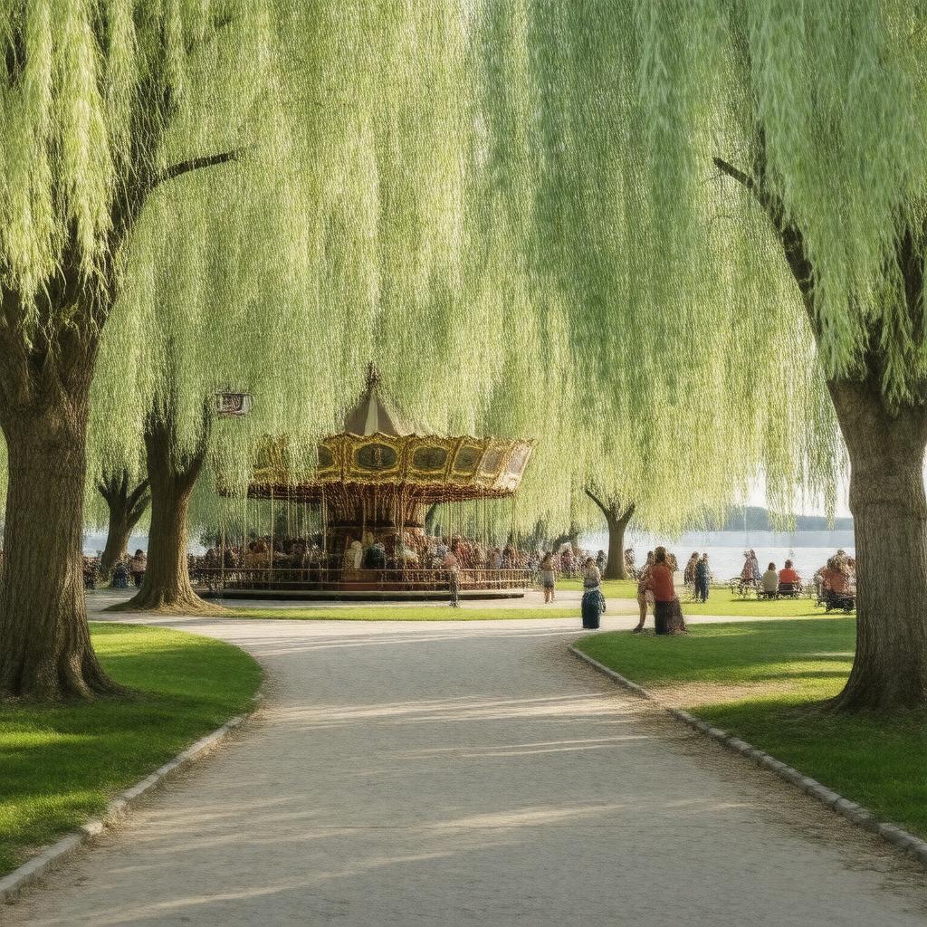 AI-created image of Salem Willows Park