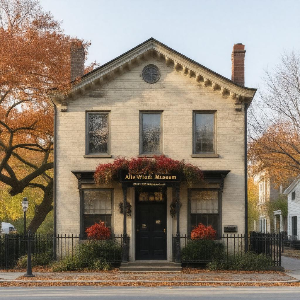 AI-created image of Salem Witch Museum