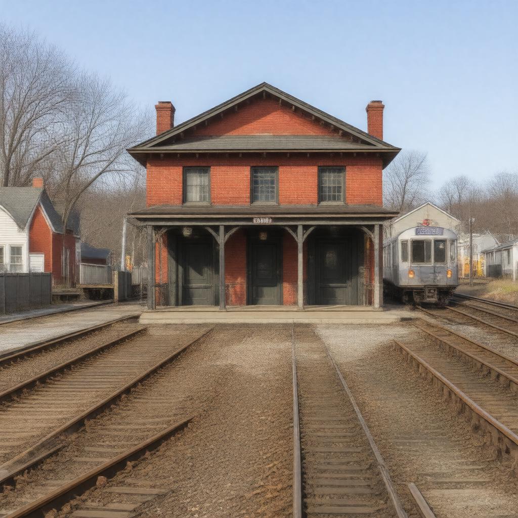 AI-created image of Salem station