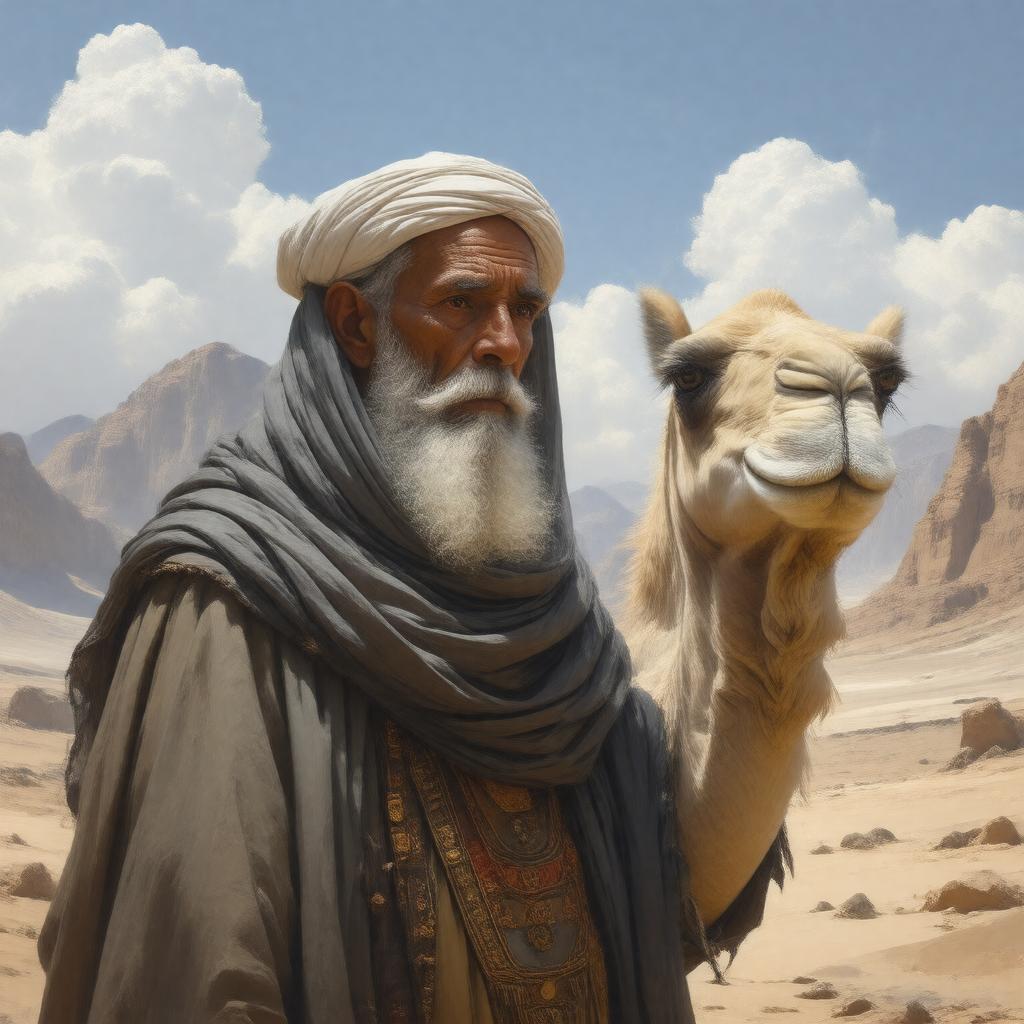 AI-created image of Salih (prophet)