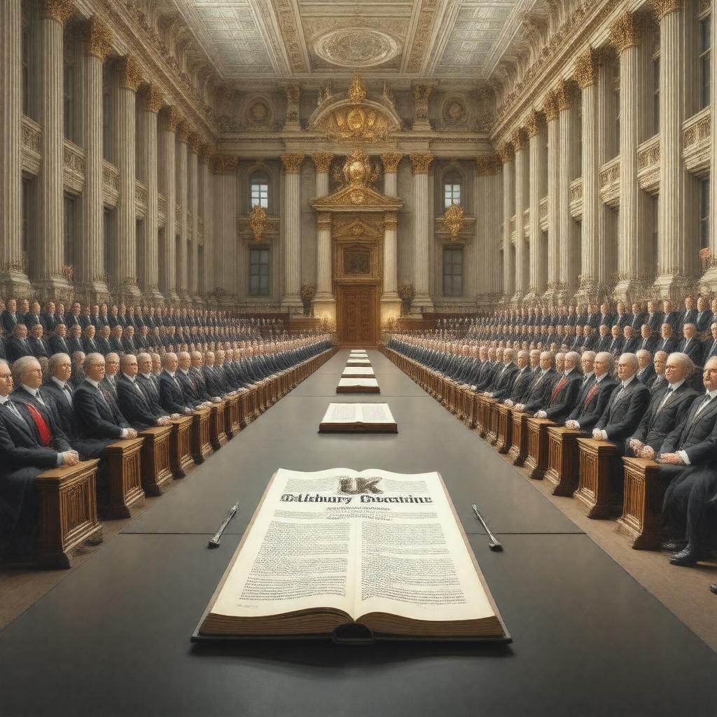 Click to view larger image AI-created image of Salisbury Doctrine