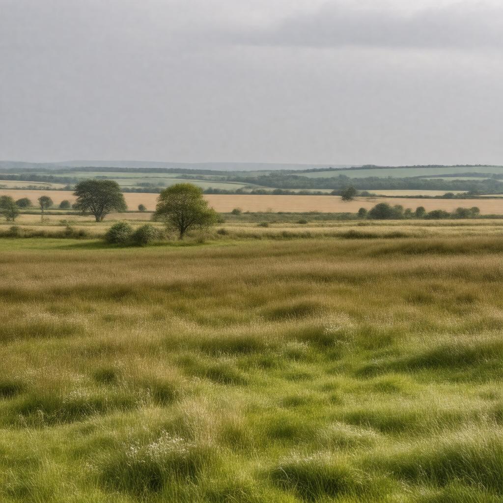 AI-created image of Salisbury Plain