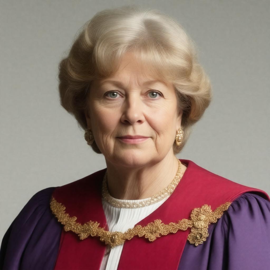 AI-created image of Sally Claire Davies