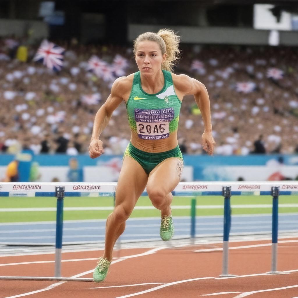 AI-created image of Sally Pearson