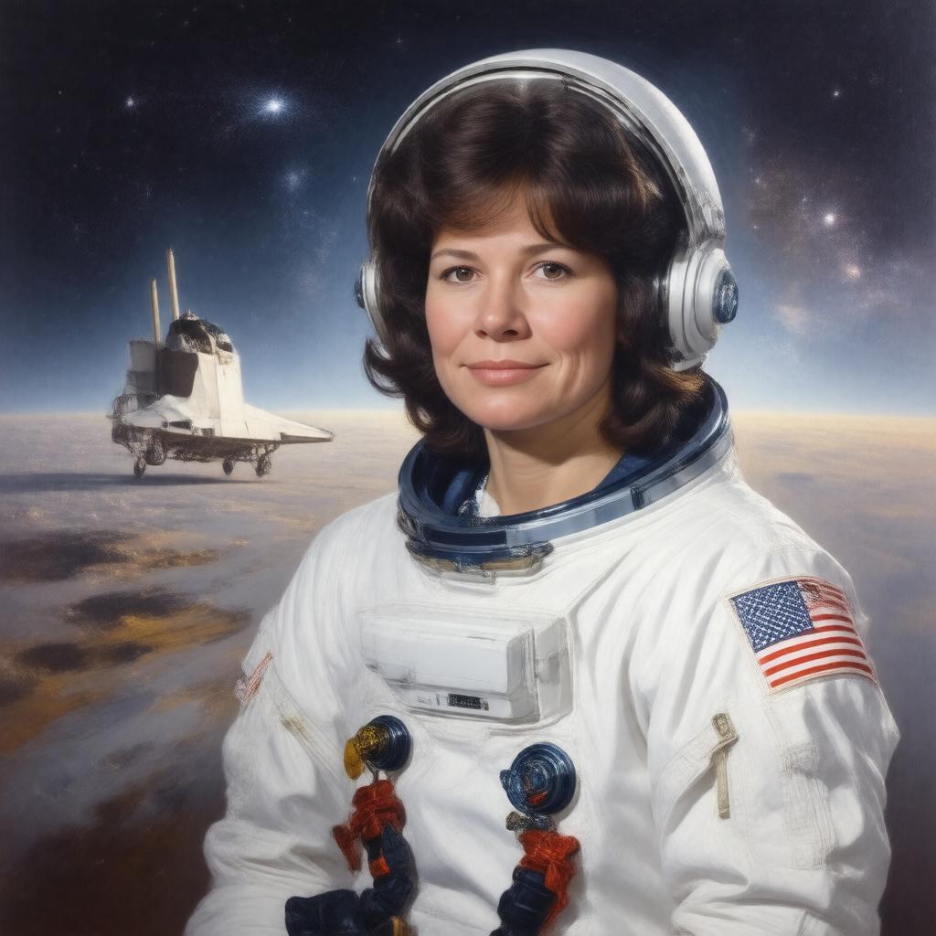 AI-created image of Sally Ride