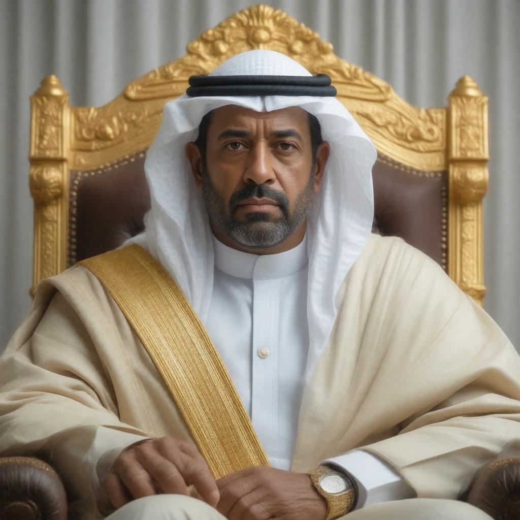 AI-created image of Salman bin Abdulaziz Al Saud
