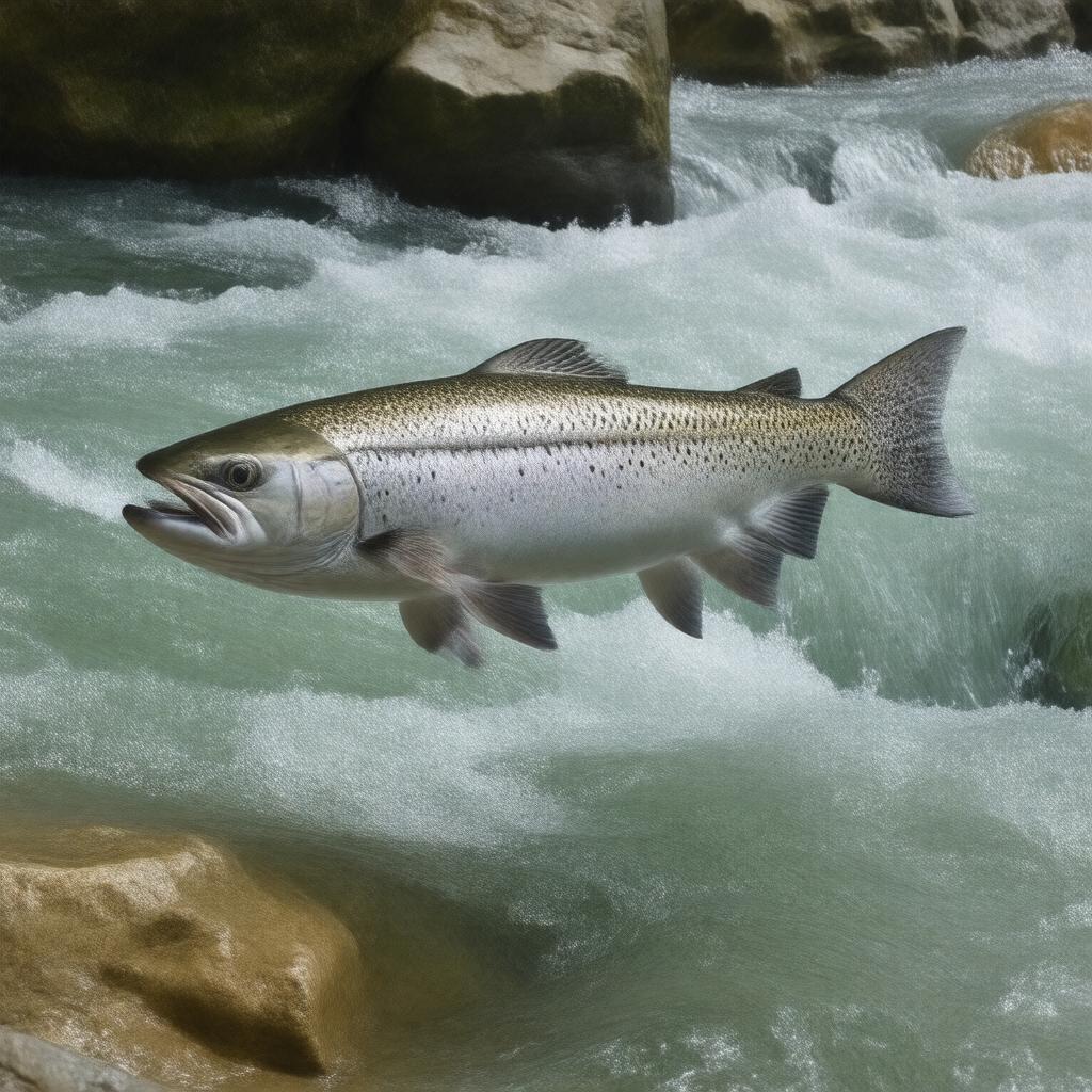 AI-created image of Salmo salar